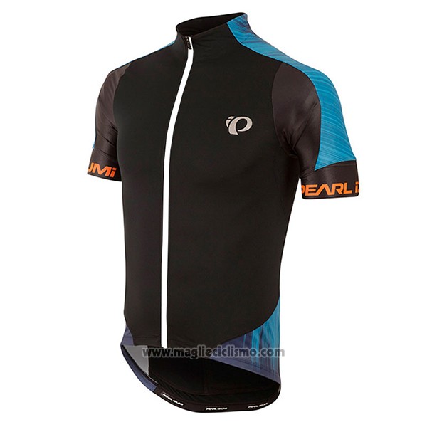 2017 Abbigliamento Ciclismo Pearl Izumi Nero e Blu Manica Corta e Salopette